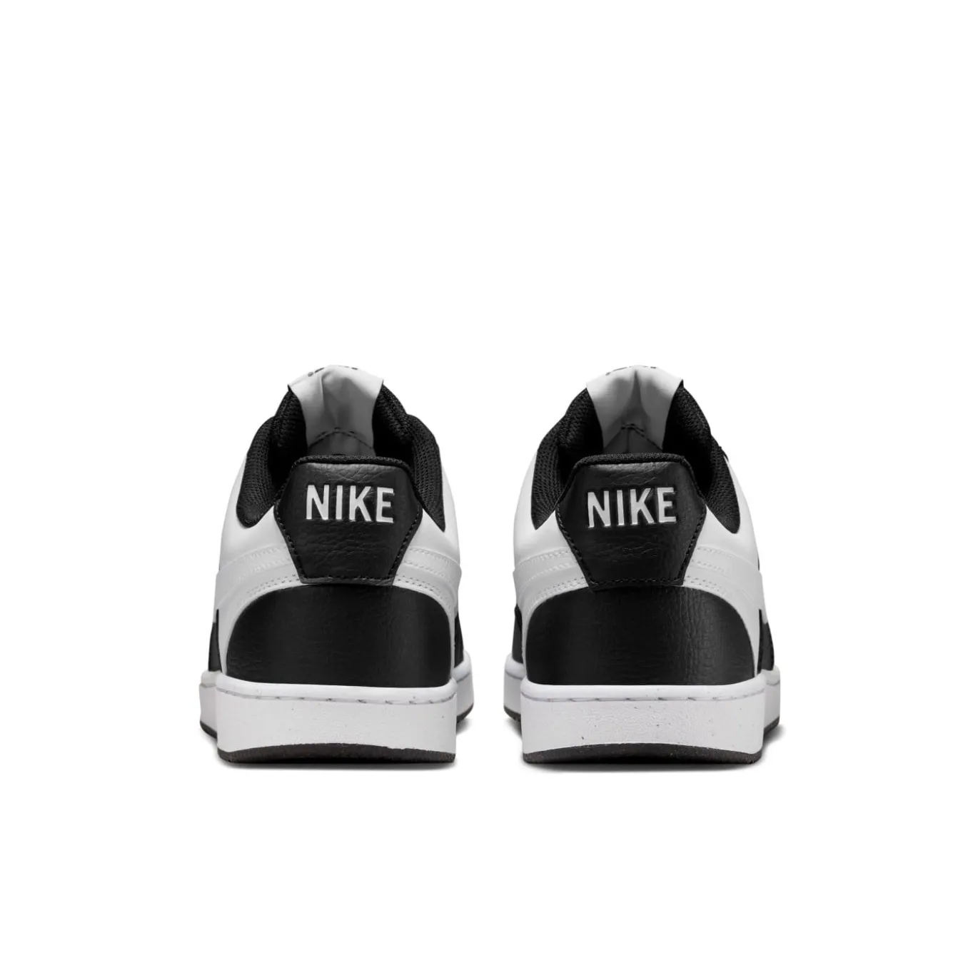 Nike Court Vision Low Sneakers Zwart Wit Zwart