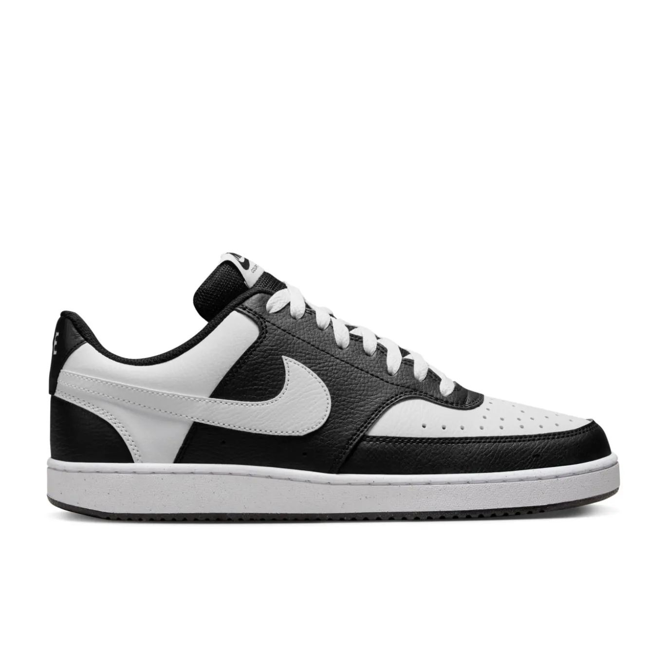 Nike Court Vision Low Sneakers Zwart Wit Zwart