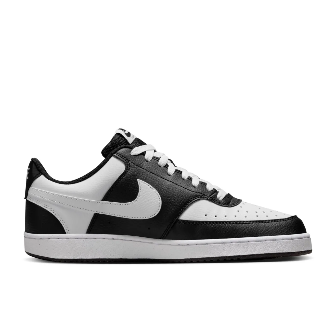 Nike Court Vision Low Sneakers Zwart Wit Zwart