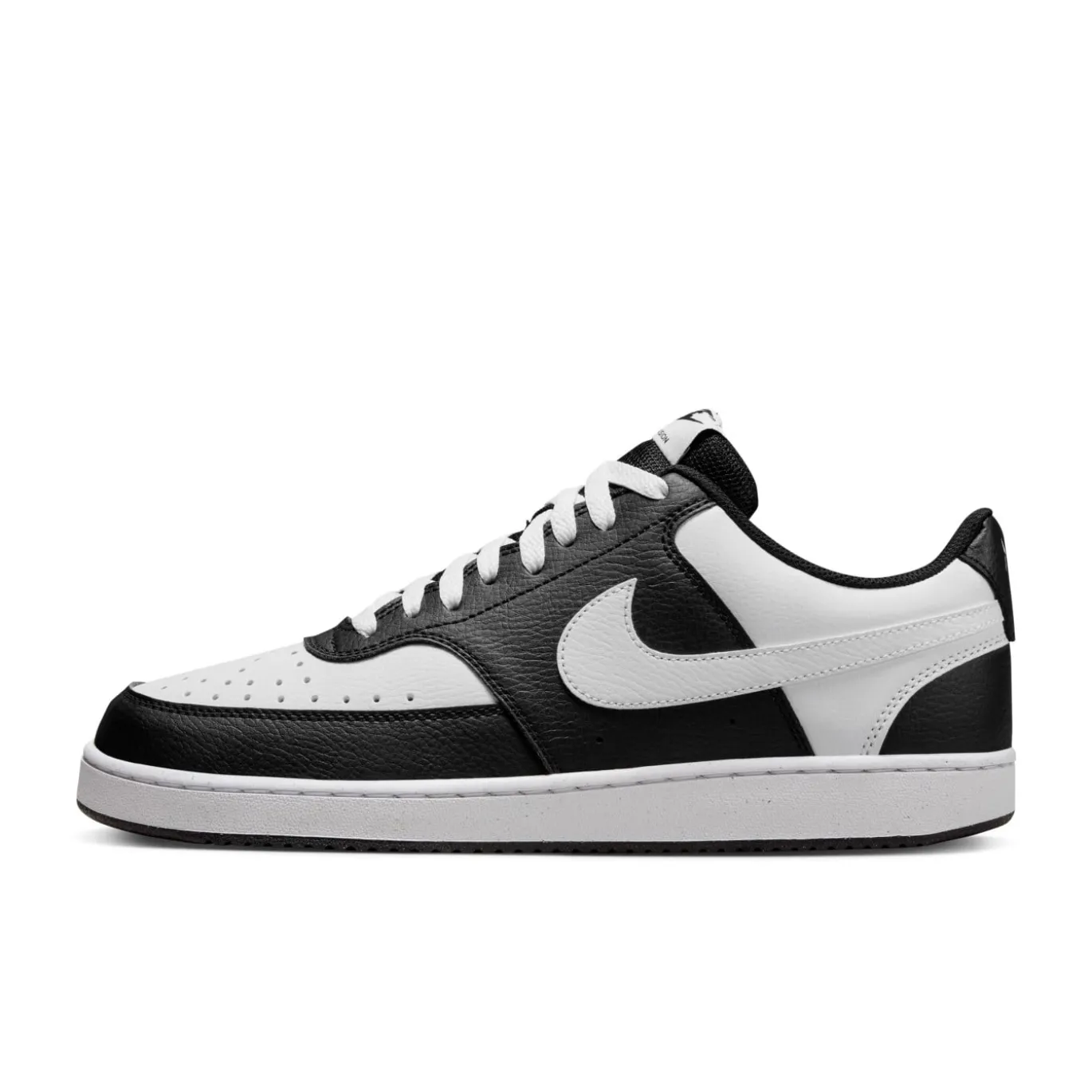 Nike Court Vision Low Sneakers Zwart Wit Zwart