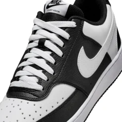 Nike Court Vision Low Sneakers Zwart Wit Zwart