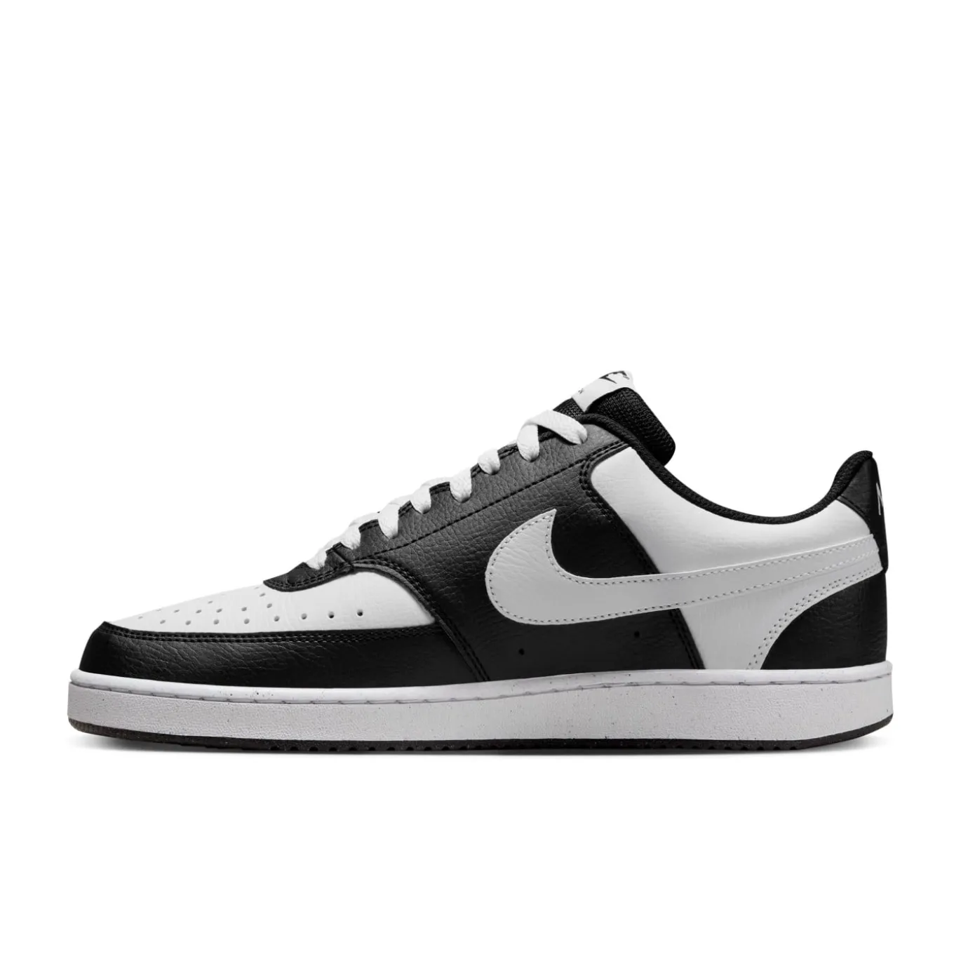 Nike Court Vision Low Sneakers Zwart Wit Zwart