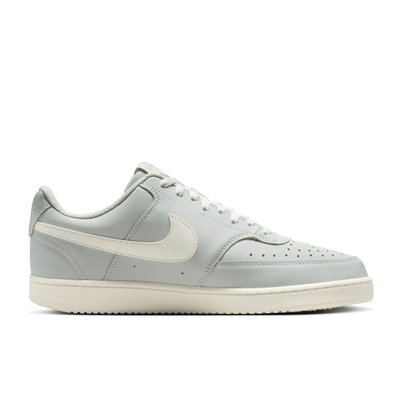 Nike Court Vision Low Sneakers Zilvergrijs Gebroken Wit