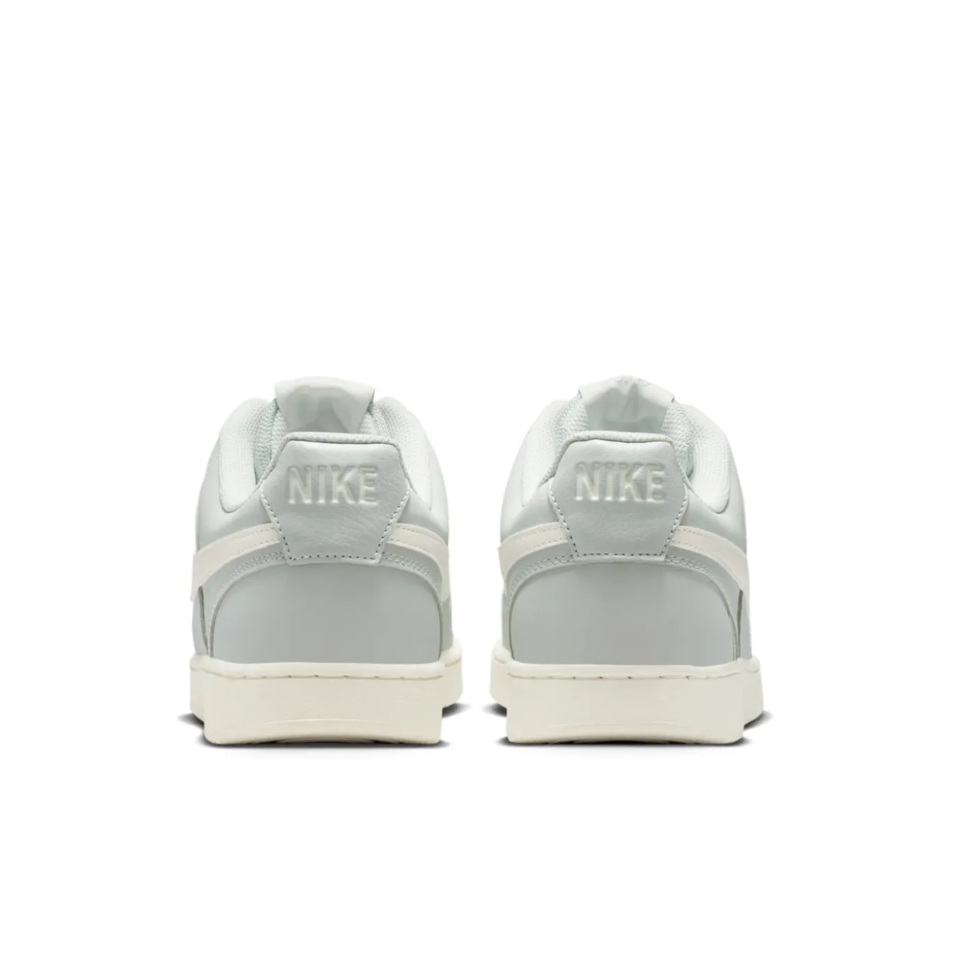 Nike Court Vision Low Sneakers Zilvergrijs Gebroken Wit