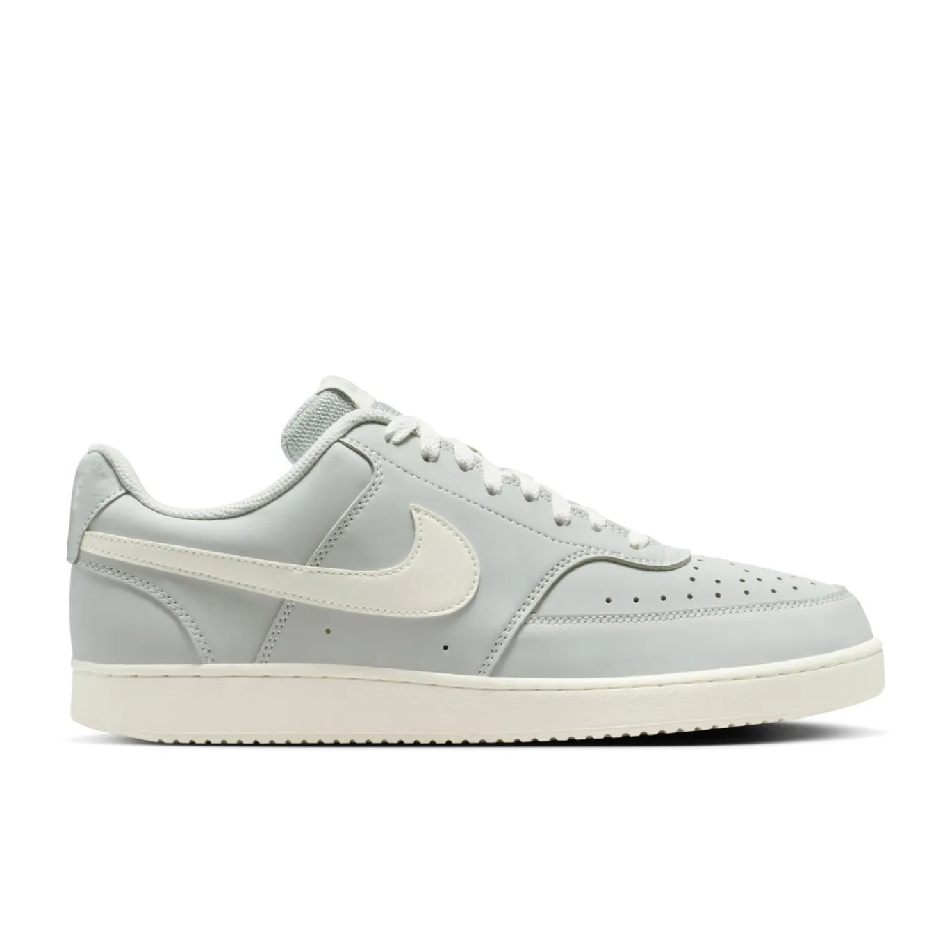 Nike Court Vision Low Sneakers Zilvergrijs Gebroken Wit