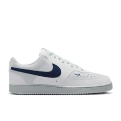 Nike Court Vision Low Sneakers Wit Donkerblauw Platinum
