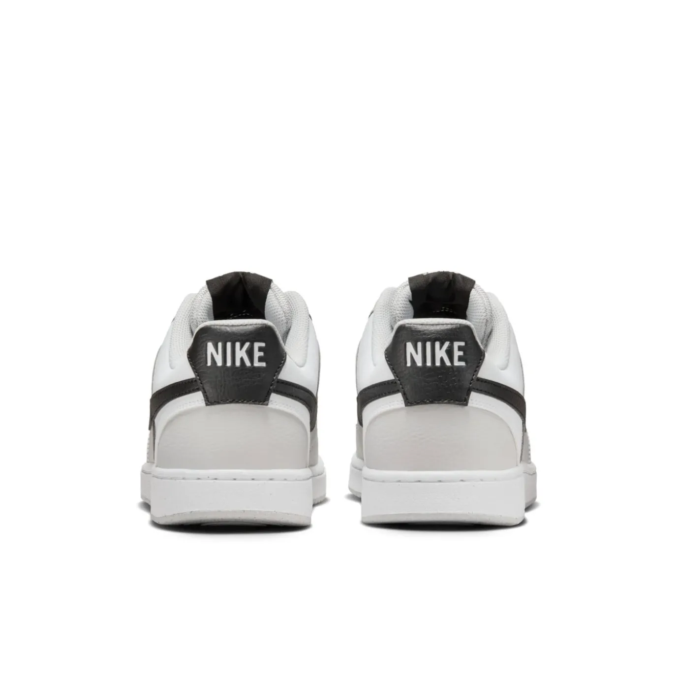 Nike Court Vision Low Sneakers Lichtgrijs Wit Zwart