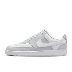 Nike Court Vision Low Sneakers Lichtgrijs Wit