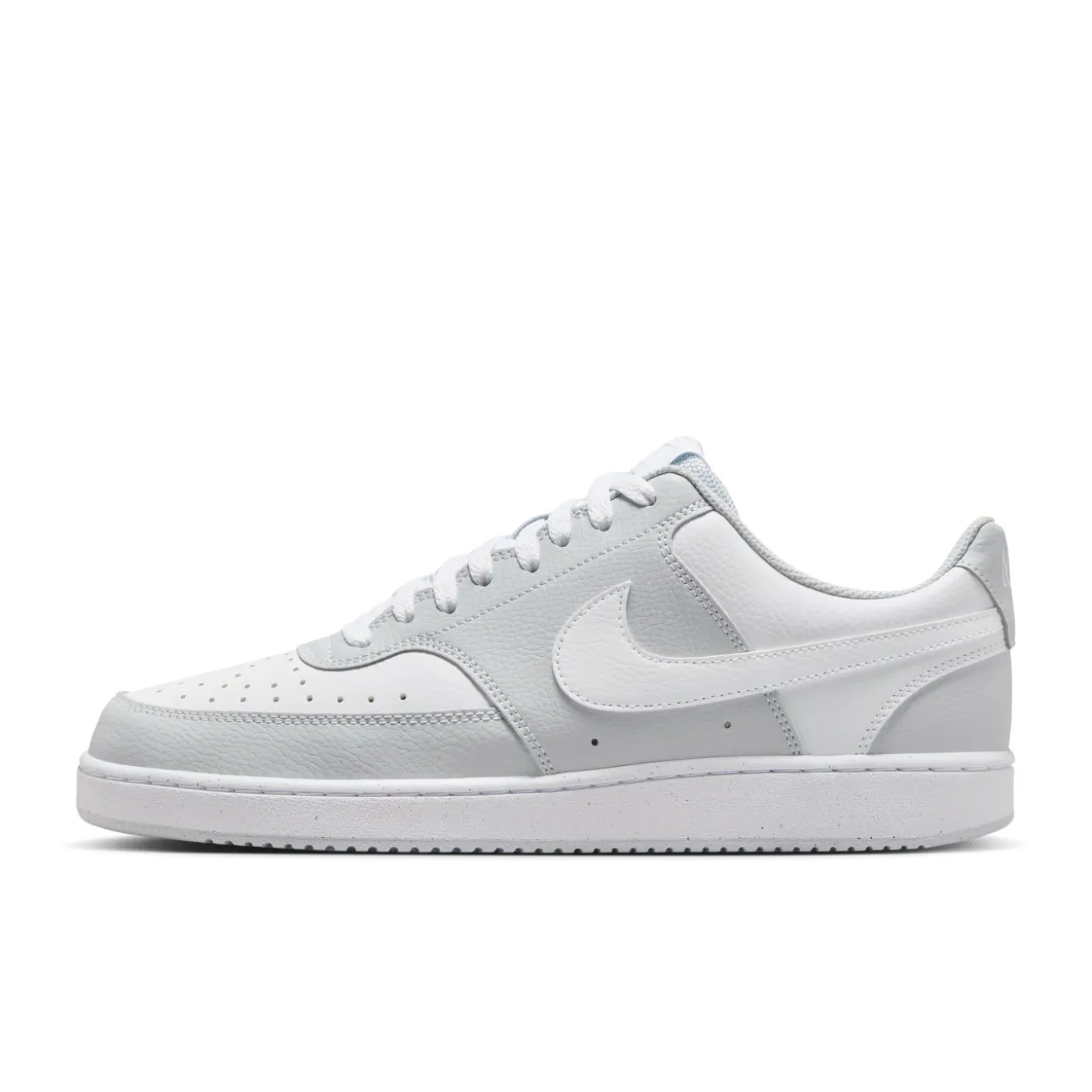 Nike Court Vision Low Sneakers Lichtgrijs Wit