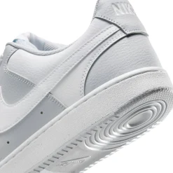 Nike Court Vision Low Sneakers Lichtgrijs Wit