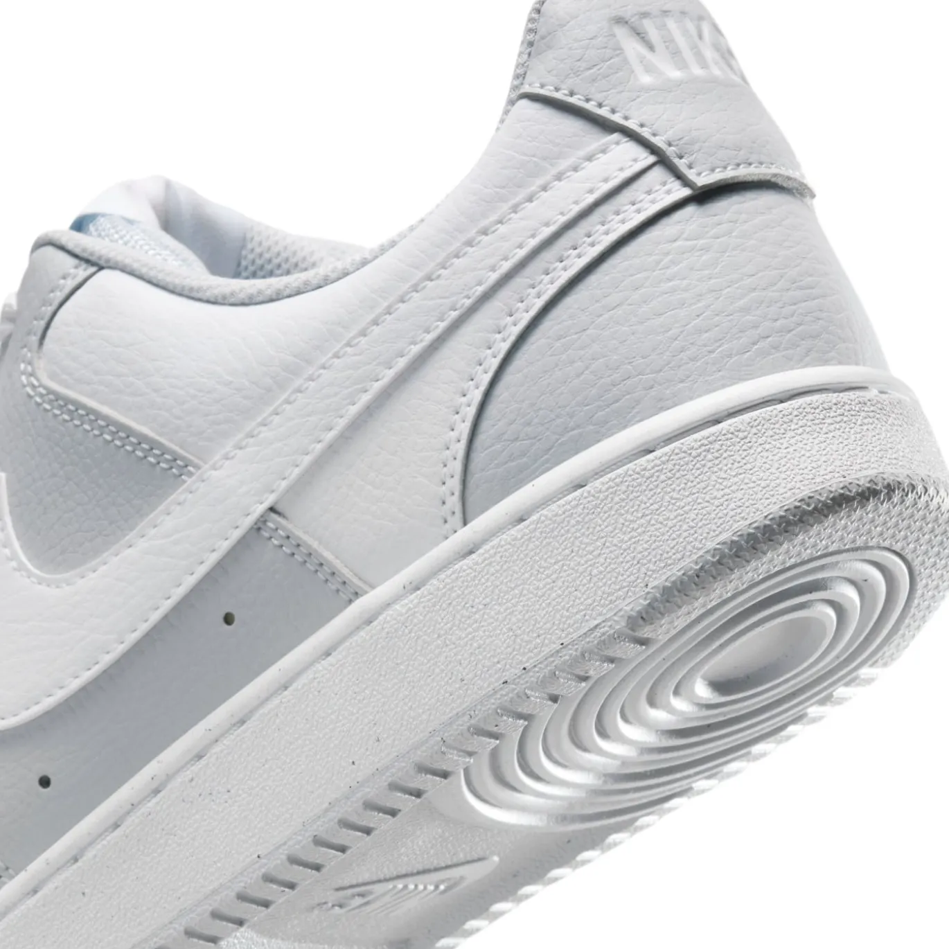 Nike Court Vision Low Sneakers Lichtgrijs Wit
