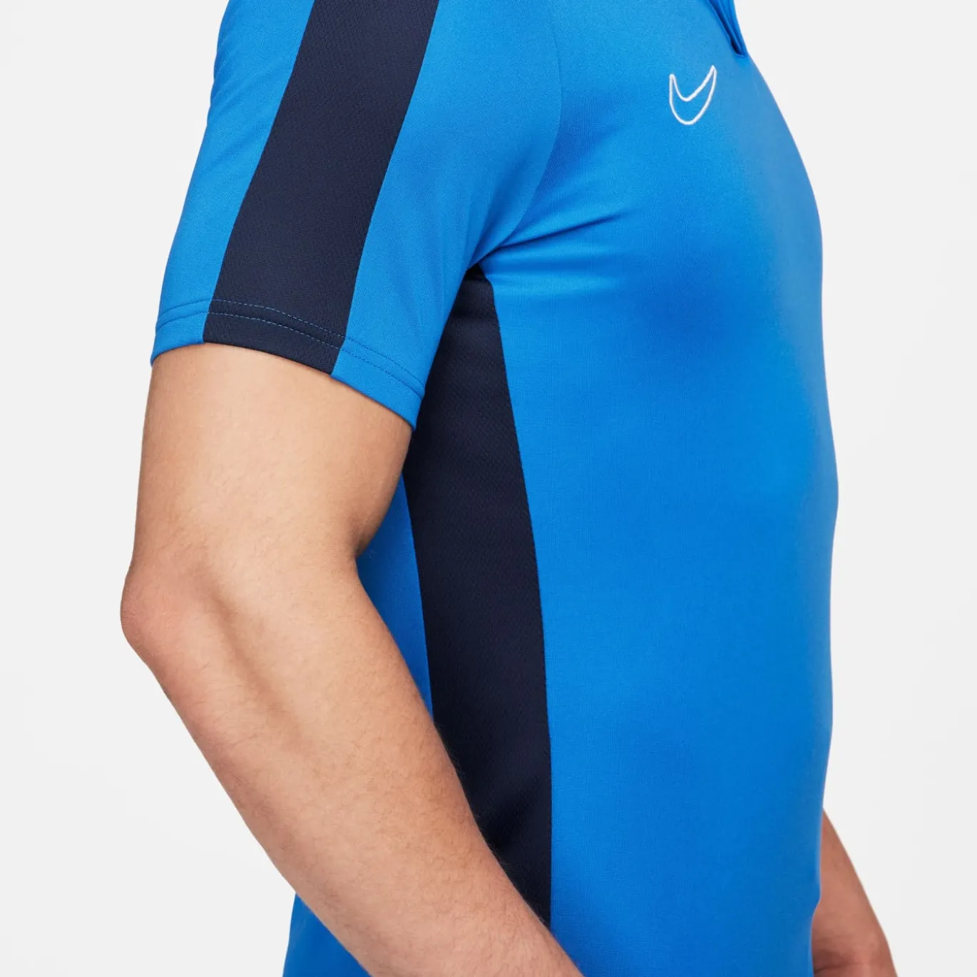 Nike Dri-FIT Academy 23 Polo Blauw Donkerblauw Wit