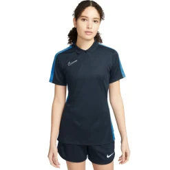 Nike Dri-FIT Academy 23 Polo Dames Donkerblauw Blauw Wit