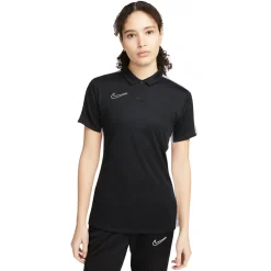 Nike Dri-FIT Academy 23 Polo Dames Zwart Wit