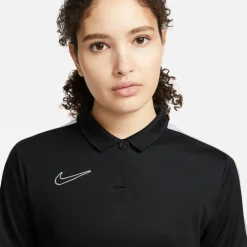Nike Dri-FIT Academy 23 Polo Dames Zwart Wit
