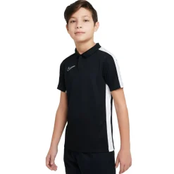 Nike Dri-FIT Academy 23 Polo Kids Zwart Wit