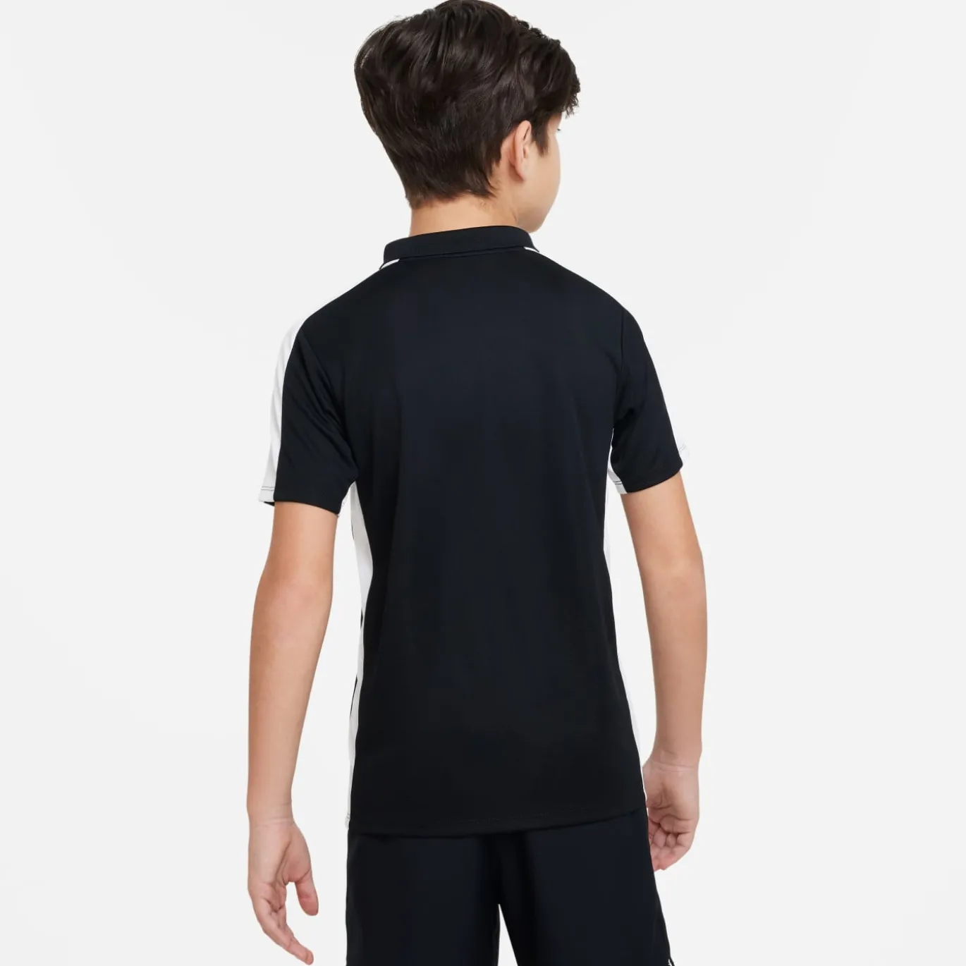 Nike Dri-FIT Academy 23 Polo Kids Zwart Wit