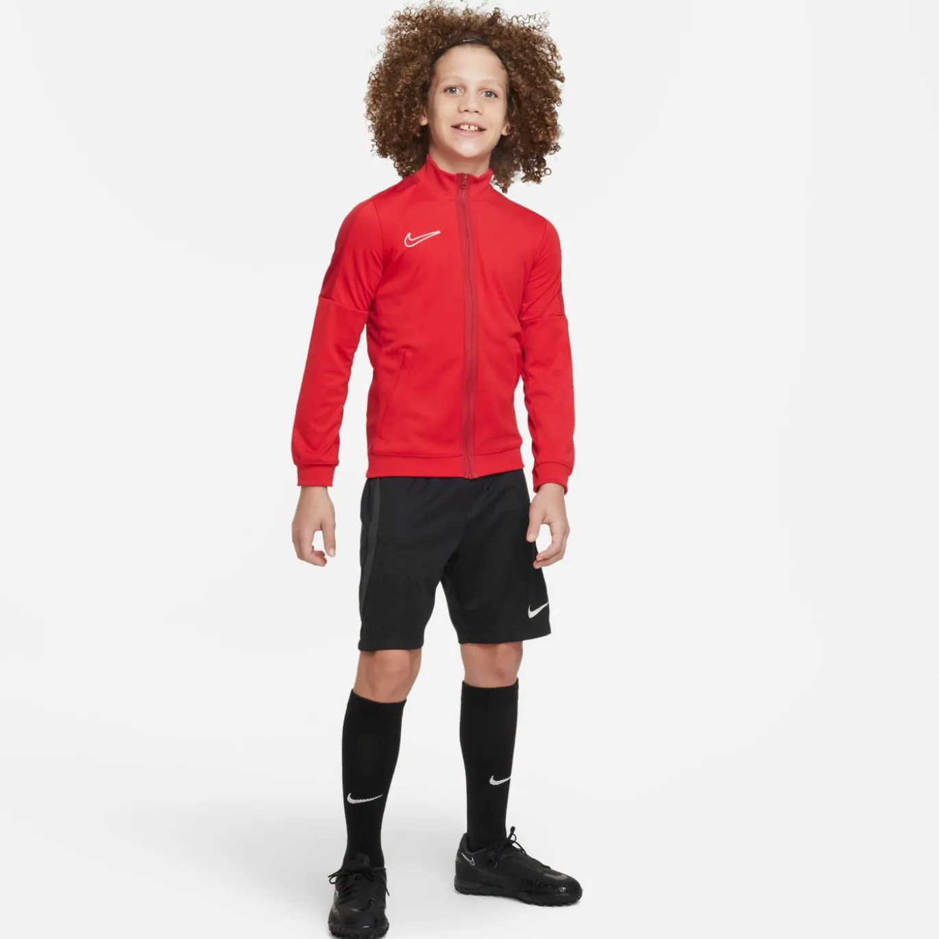 Nike Dri-FIT Academy 23 Trainingsjack Kids Rood Wit