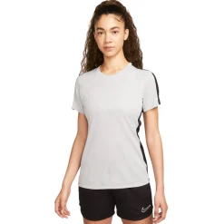 Nike Dri-FIT Academy 23 Trainingsshirt Dames Grijs Zwart Wit
