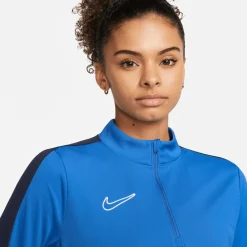 Nike Dri-FIT Academy 23 Trainingstrui 1/4-Zip Dames Blauw Donkerblauw Wit