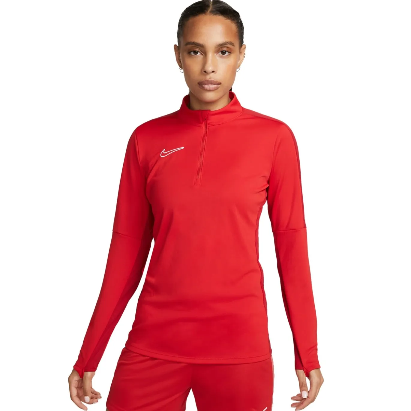 Nike Dri-FIT Academy 23 Trainingstrui 1/4-Zip Dames Rood Wit