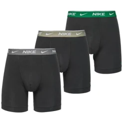 Nike Dri Fit Essential Cotton Stretch Boxer 3 Pack Military