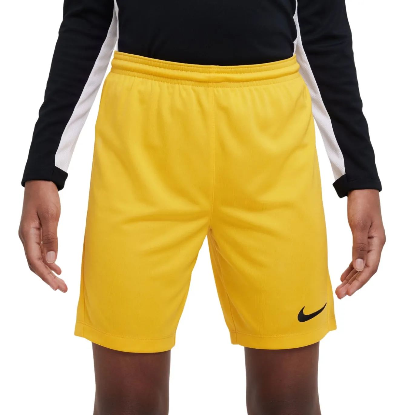 Nike Dri-FIT Park III Voetbalbroekje Kids Geel Zwart