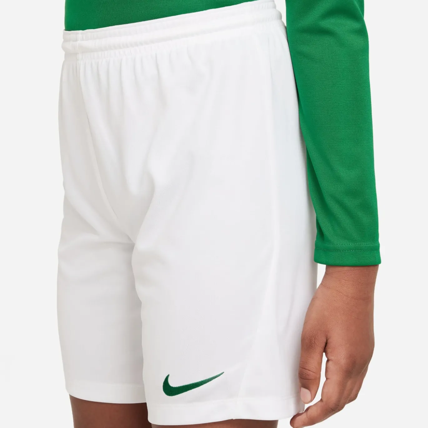 Nike Dri-FIT Park III Voetbalbroekje Kids Wit Groen