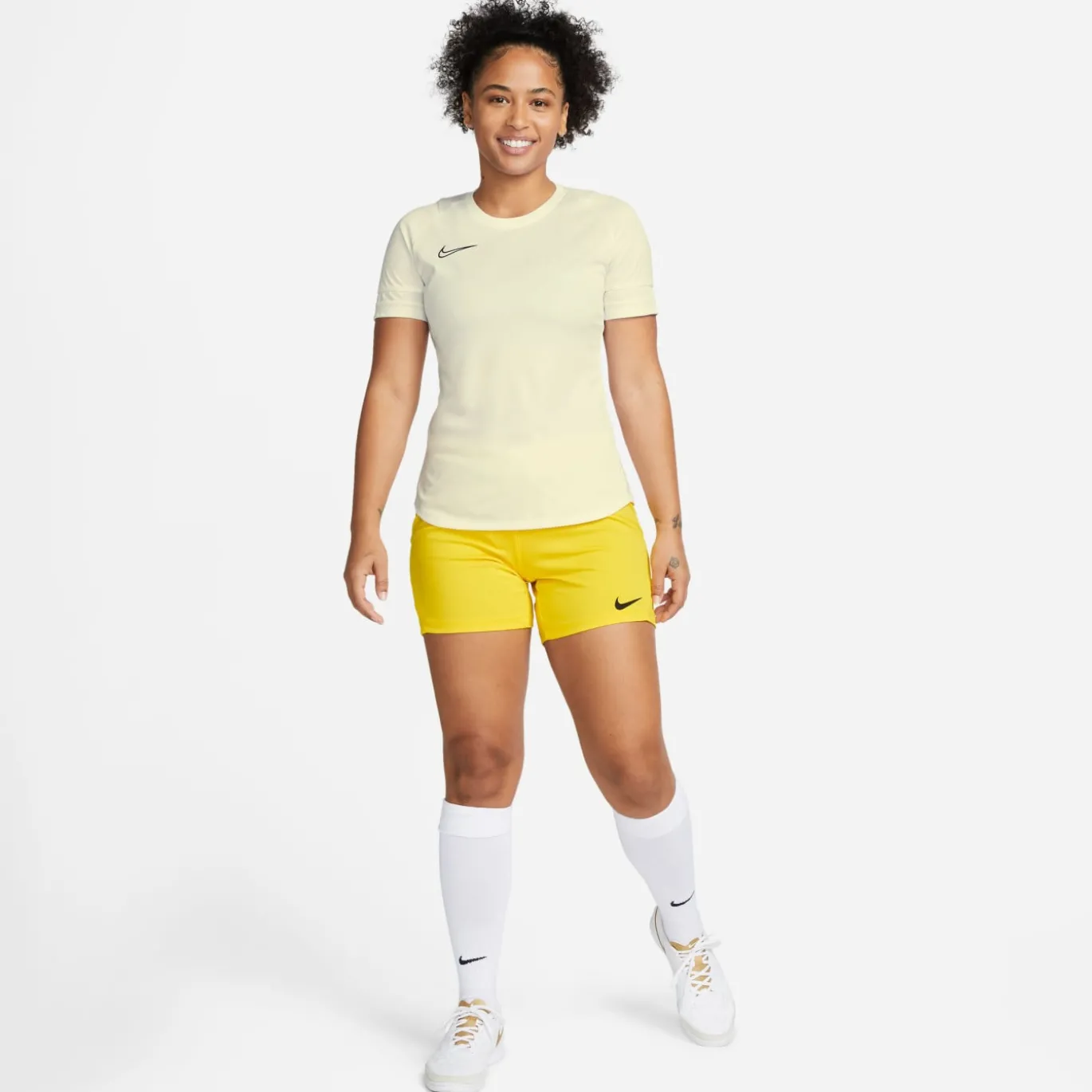 Nike Dri-FIT Park III Voetbalbroekje Dames Geel
