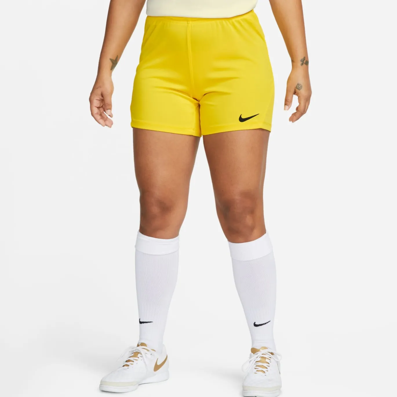 Nike Dri-FIT Park III Voetbalbroekje Dames Geel