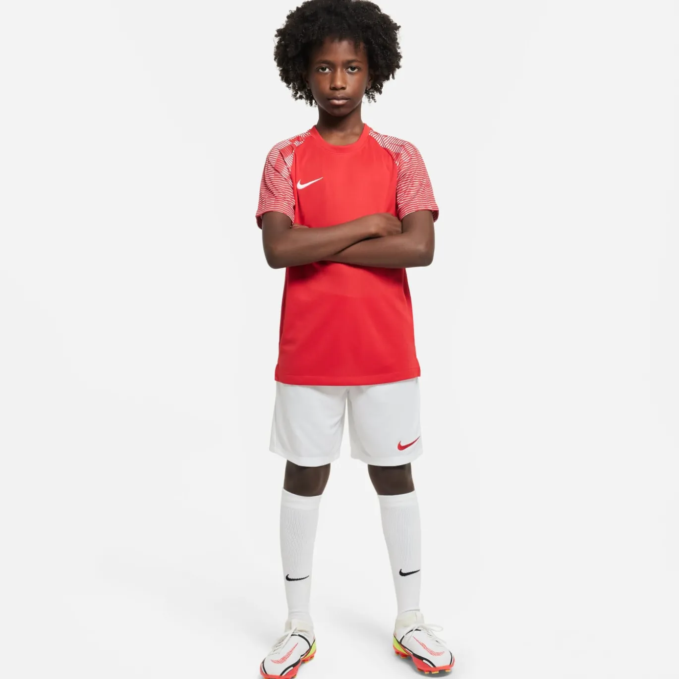 Nike Dri-FIT Park III Voetbalbroekje Kids Wit Rood