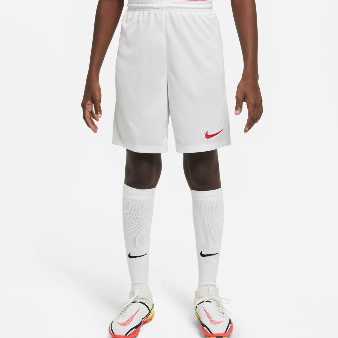 Nike Dri-FIT Park III Voetbalbroekje Kids Wit Rood