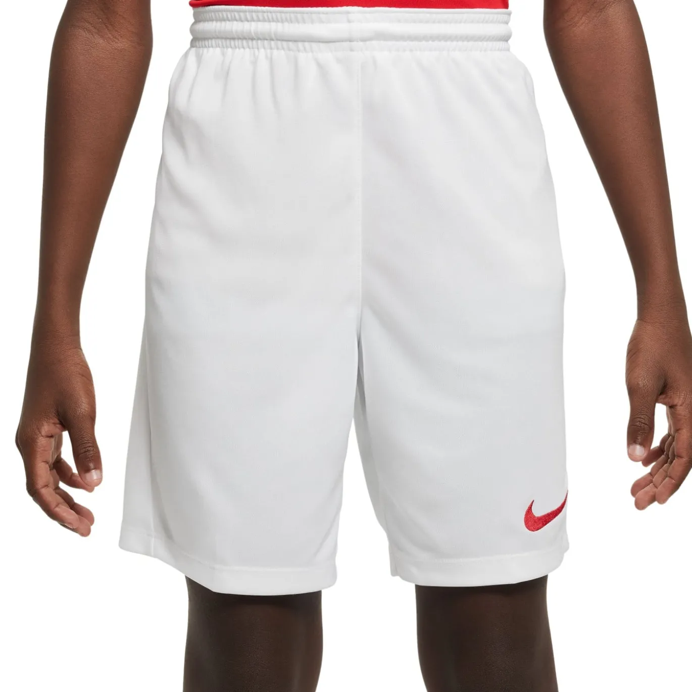 Nike Dri-FIT Park III Voetbalbroekje Kids Wit Rood