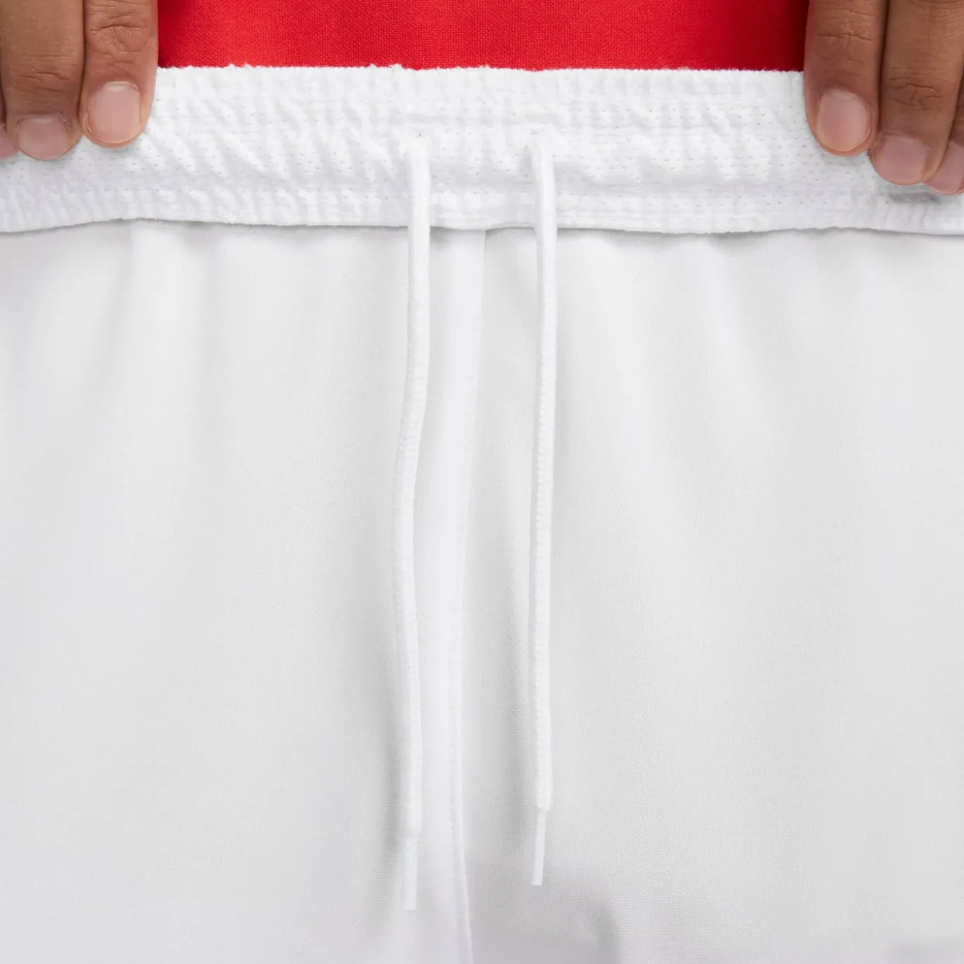 Nike Dri-FIT Park III Voetbalbroekje Wit Rood