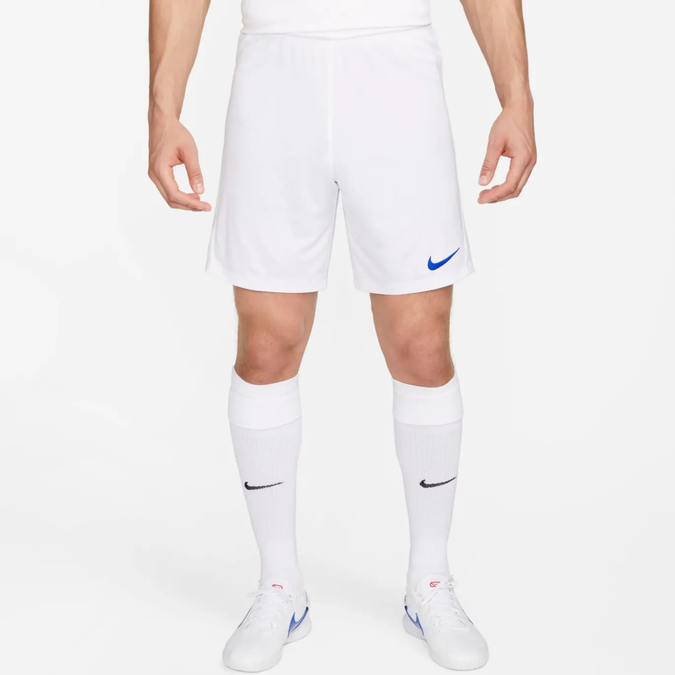 Nike Dri-FIT Park III Voetbalbroekje Wit Blauw