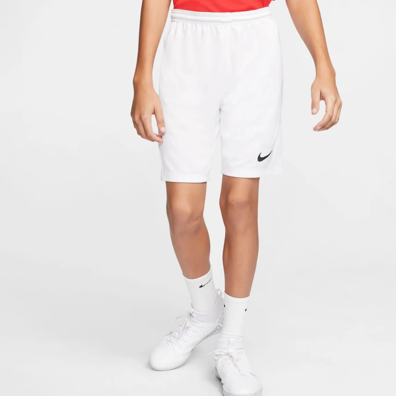 Nike Dri-FIT Park III Voetbalbroekje Kids Wit Zwart