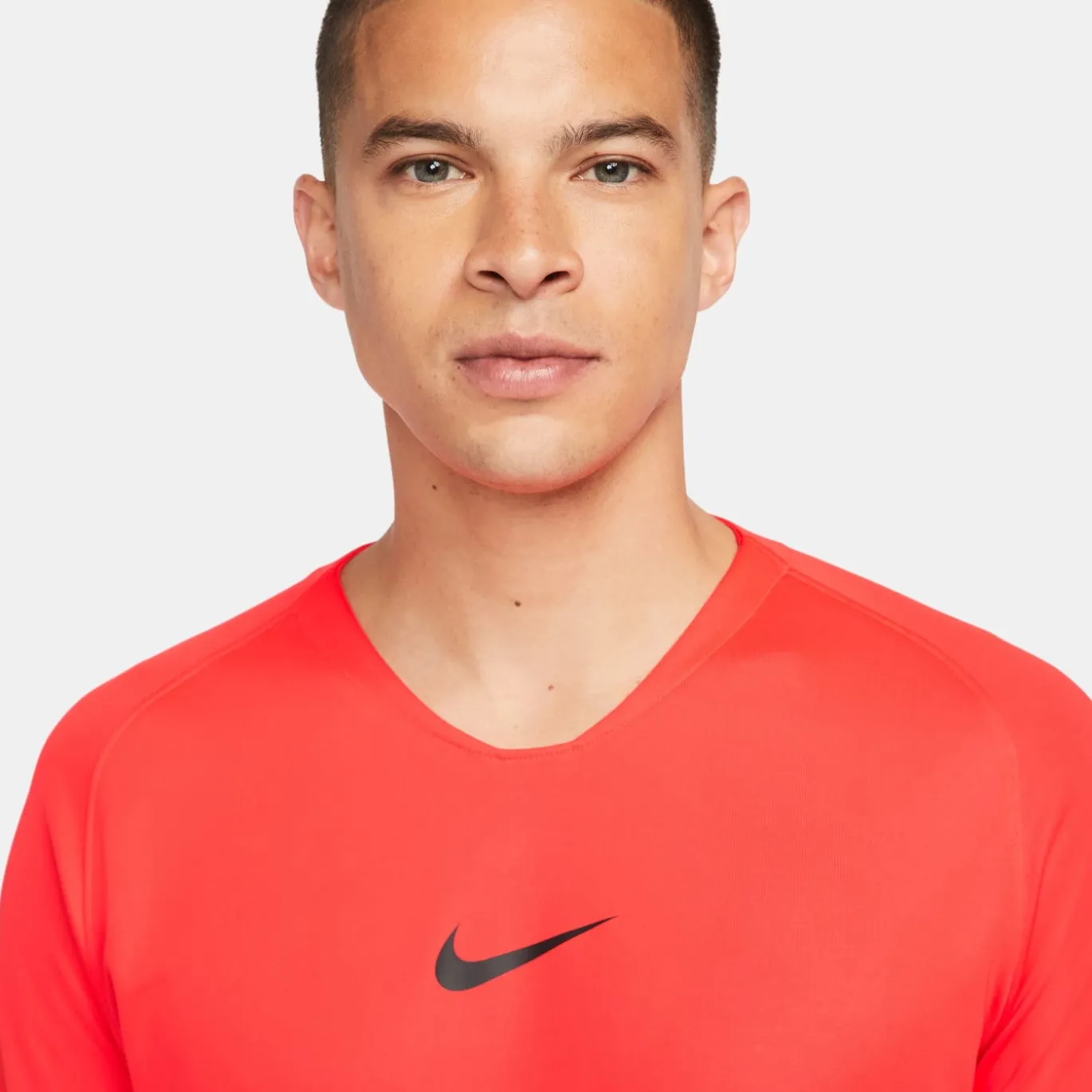 Nike Dri-FIT Park Ondershirt Lange Mouwen Felrood Zwart