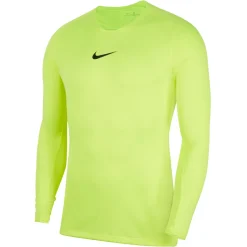 Nike Dri-FIT Park Ondershirt Lange Mouwen Volt Groen Zwart