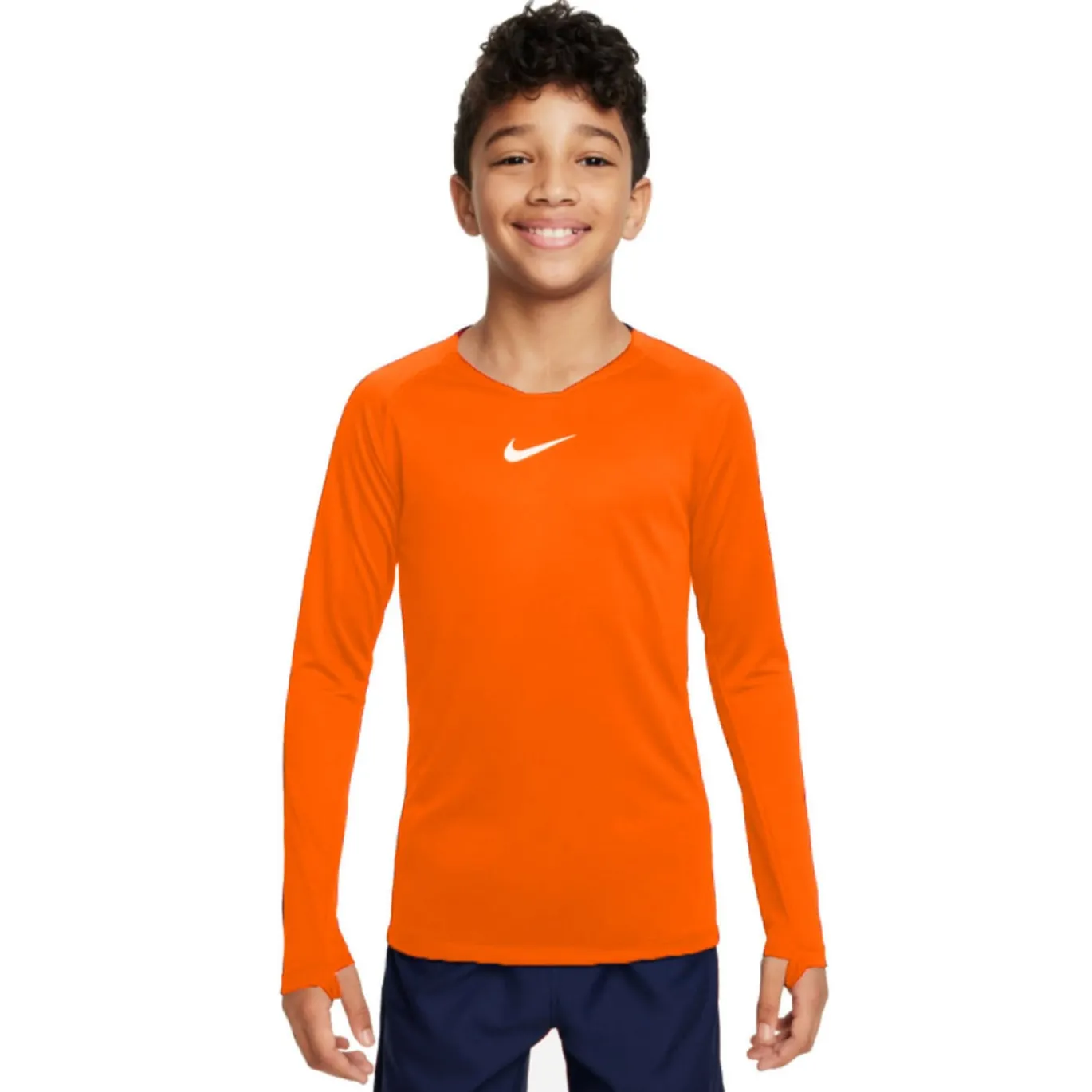 Nike Dri-FIT Park Ondershirt Lange Mouwen Kids Oranje
