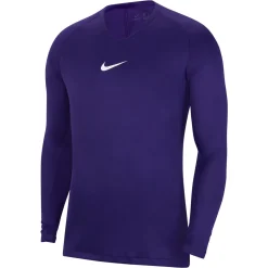 Nike Dri-FIT Park Ondershirt Lange Mouwen Paars Wit