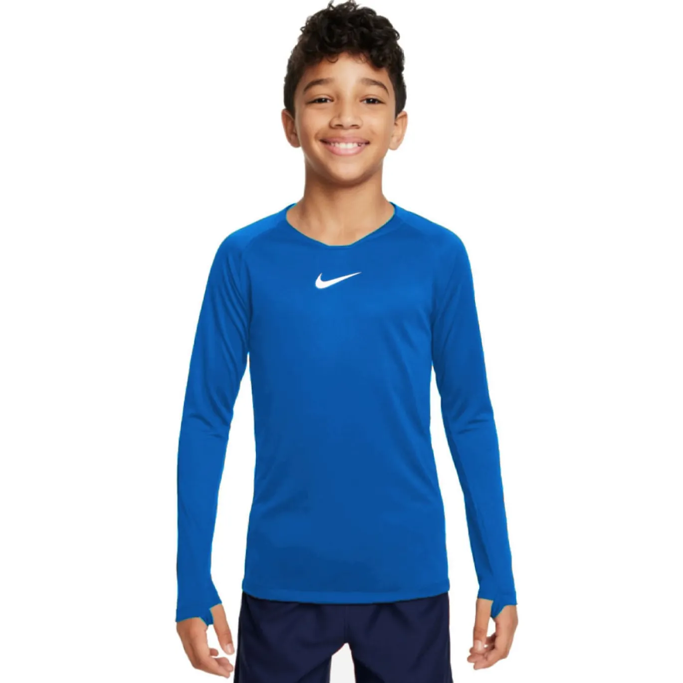 Nike Dri-FIT Park Ondershirt Lange Mouwen Kids Royal Blauw