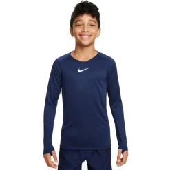Nike Dri-FIT Park Ondershirt Lange Mouwen Kids Donkerblauw