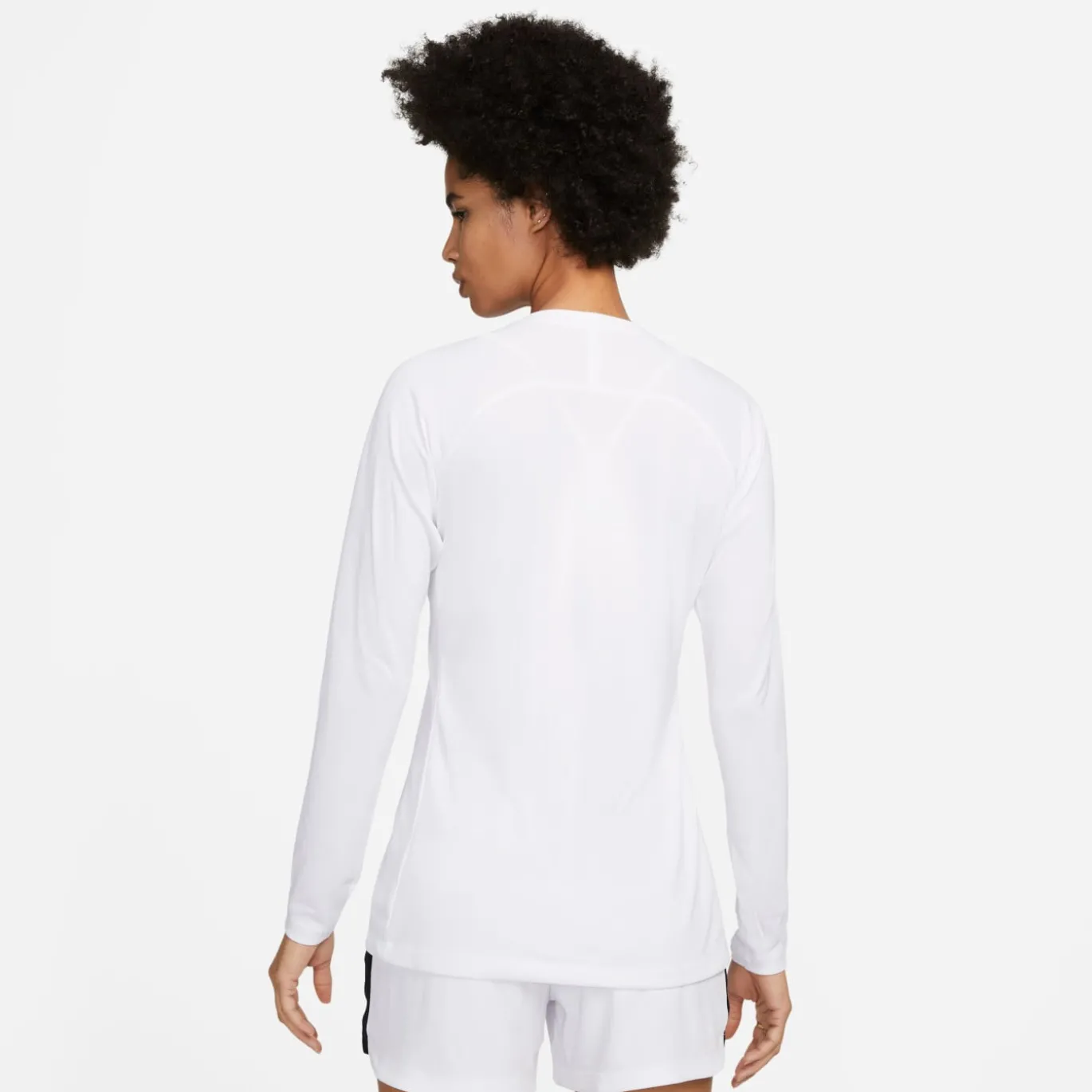 Nike Dri-FIT Park Ondershirt Lange Mouwen Dames Wit Grijs