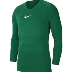 Nike Dri-FIT Park Ondershirt Lange Mouwen Groen Wit