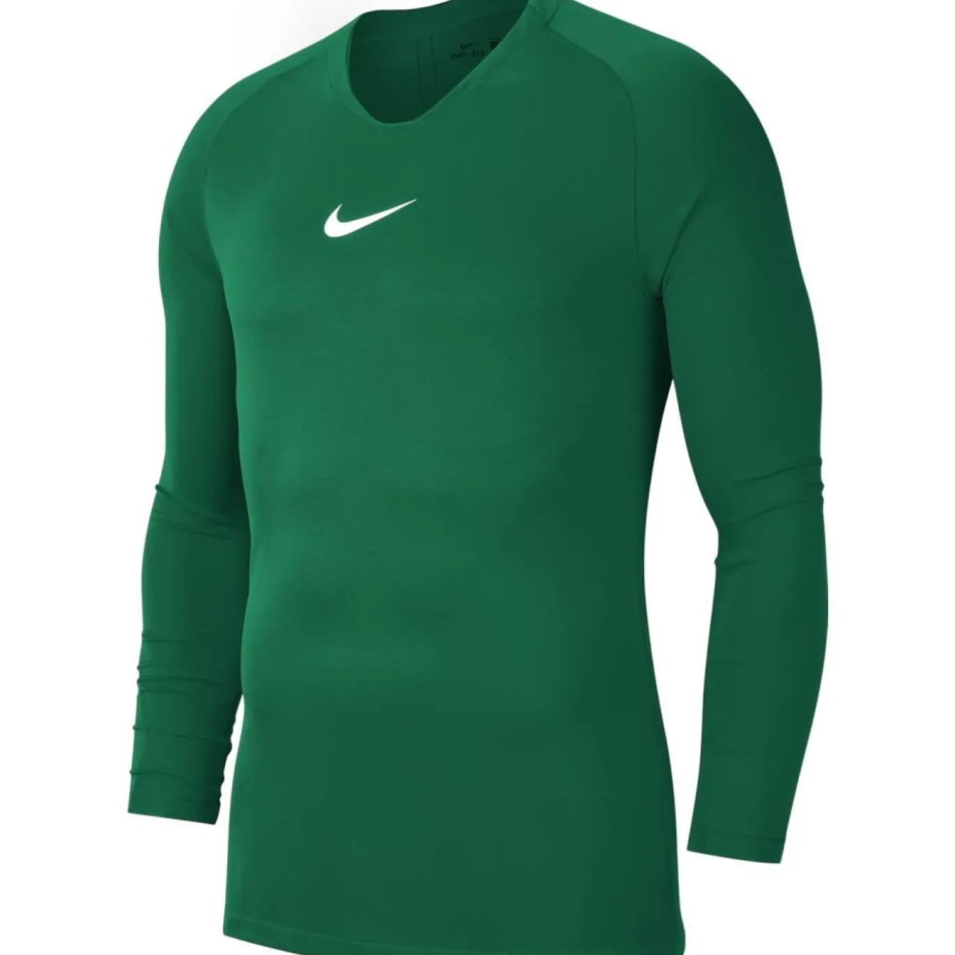 Nike Dri-FIT Park Ondershirt Lange Mouwen Groen Wit