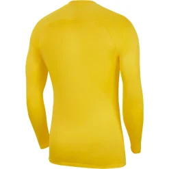 Nike Dri-FIT Park Ondershirt Lange Mouwen Geel Zwart
