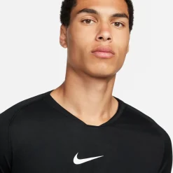 Nike Dri-FIT Park Ondershirt Lange Mouwen Zwart Wit