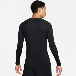 Nike Dri-FIT Park Ondershirt Lange Mouwen Zwart Wit