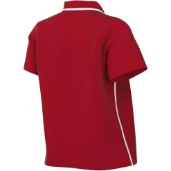 Nike Dri-FIT Park 26 Polo 1/4 Knoop Dames Rood Wit