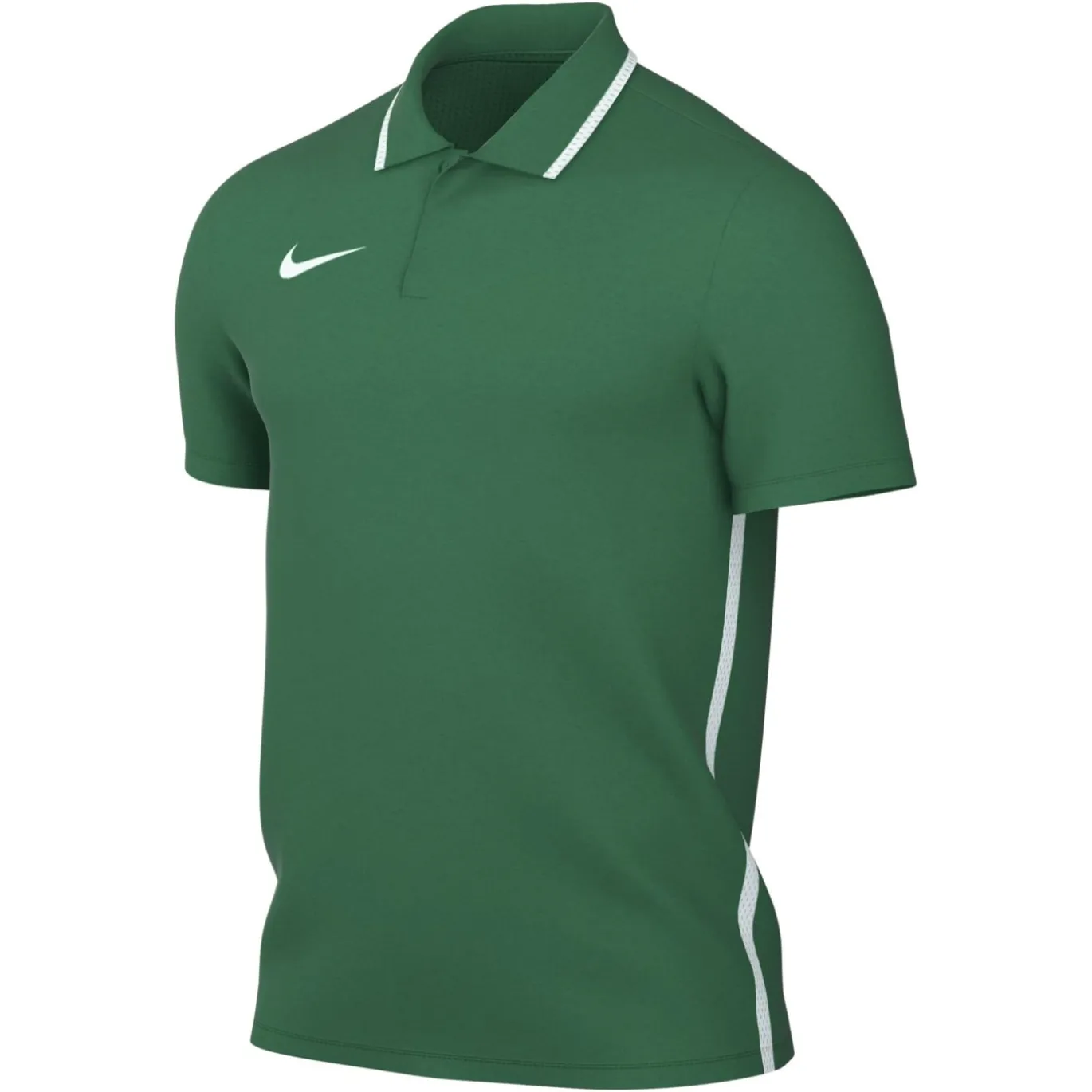 Nike Dri-FIT Park 26 Polo 1/4 Knoop Donkergroen Wit